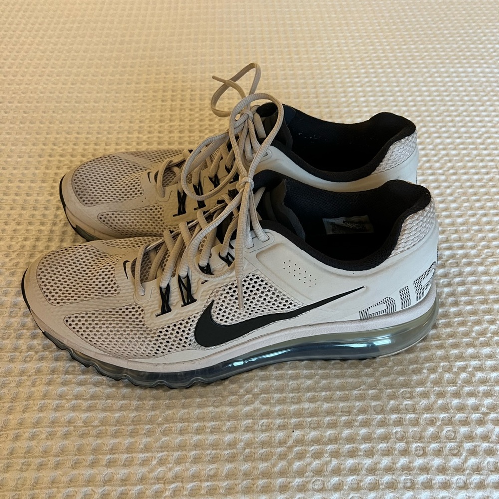 Nike Air Max Men's Shoes - Cream and Black